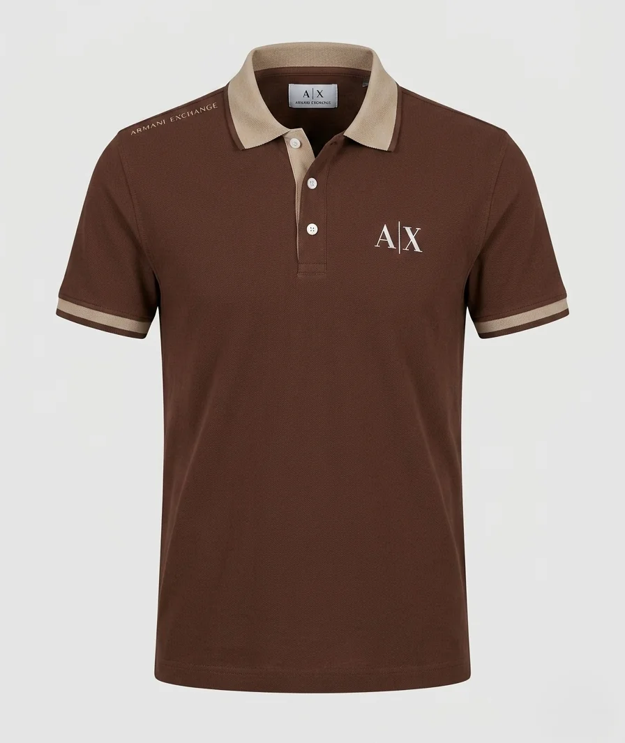 Playera Armani Exchange  Earth & Gold